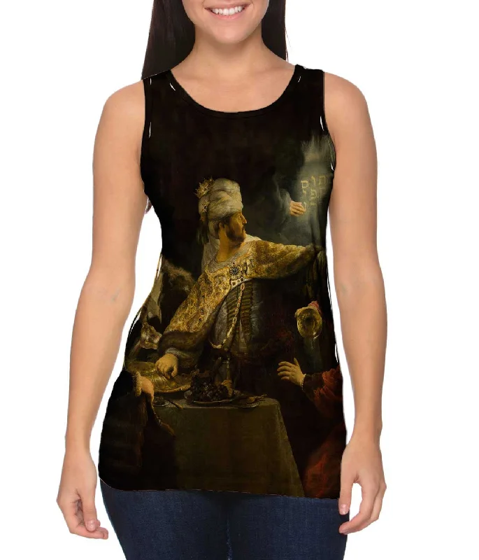 Women's Sleeveless Ribbed Tank Tops for a Trendy LookRembrandt - "Belshazzar_#_s Feast" (1635)