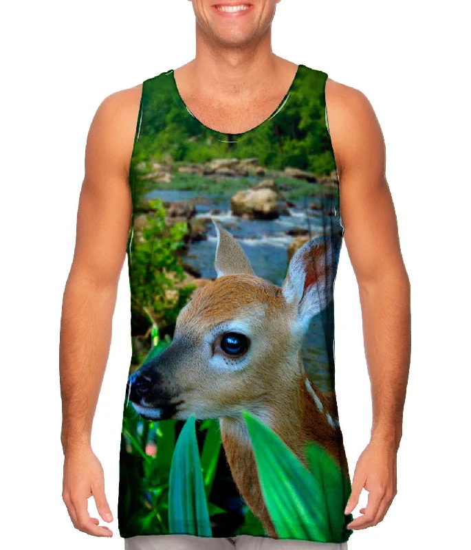 Plus Size Women's Embroidered Tank Tops in Boho StylesRiver Deer Fawn