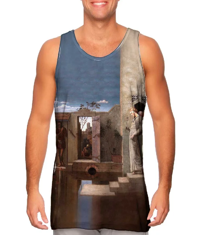 Plus Size Women's Embroidered Tank Tops in Boho StylesRobert Bateman - "The Pool Of Bethesda" (1876)