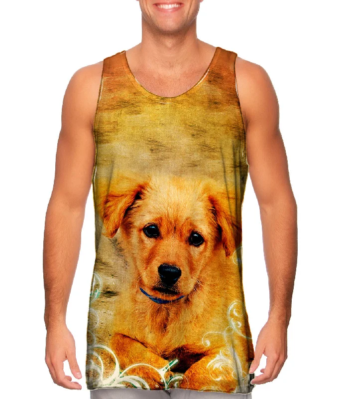 Women's Cropped Tank Tops with Vintage Band LogosRocky Puppy