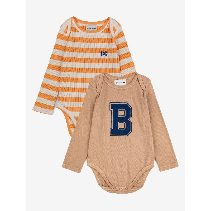 Sleeveless Bodysuits for a Cool and Casual Summer LookBobo Choses Baby Yellow Stripes Body Pack