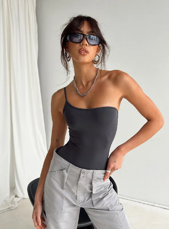 Ruffled Bodysuits with a Playful and Feminine TouchHutter Bodysuit Grey